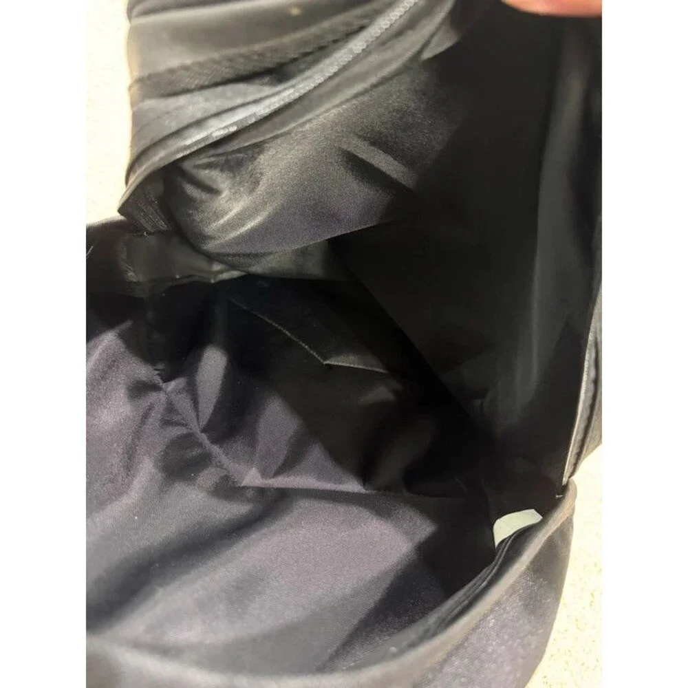 Black Backpack multiple zippered compartments